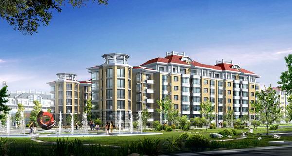 山東萊蕪東海花園居住區(qū)設(shè)計(圖4)