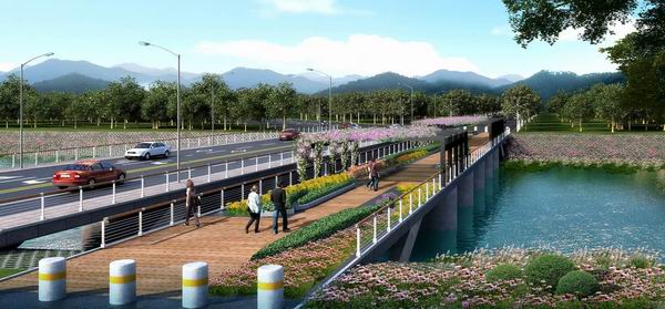 豐寧滿族自治縣潮河流域縣城段一主四副綜合治理工程(圖6) 豐寧滿族自治縣潮河流域縣城段一主四副綜合治理工程(圖6)