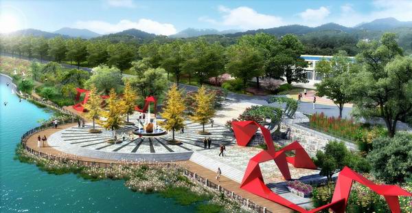 豐寧滿族自治縣潮河流域縣城段一主四副綜合治理工程(圖3) 豐寧滿族自治縣潮河流域縣城段一主四副綜合治理工程(圖3)