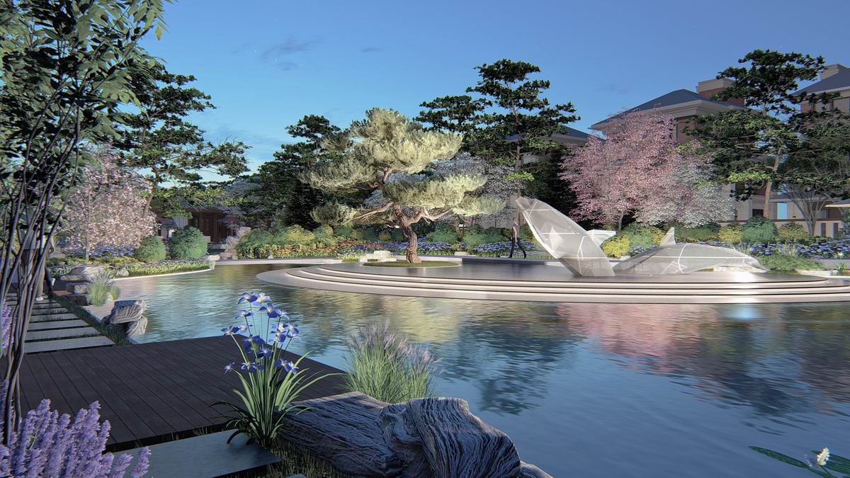 藍(lán)色康橋L區(qū)景觀設(shè)計